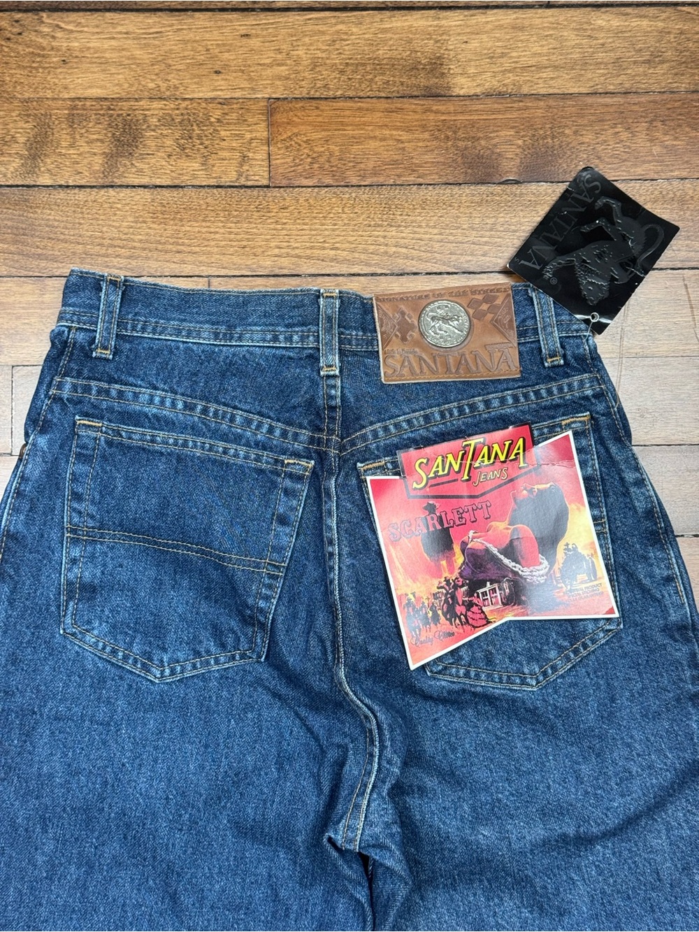 VTG 80s Santana Parasuco Jeans NWT 29 Deadstock Scarlett High Waist Canada - Picture 5 of 6